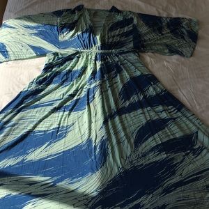 Rachel Pally Dress Mint Green/Blue Size 3X